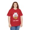 Cat Mom Cotton Tee – Design for Pet Lovers - Image 6