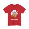 Cat Mom Cotton Tee – Design for Pet Lovers - Image 5