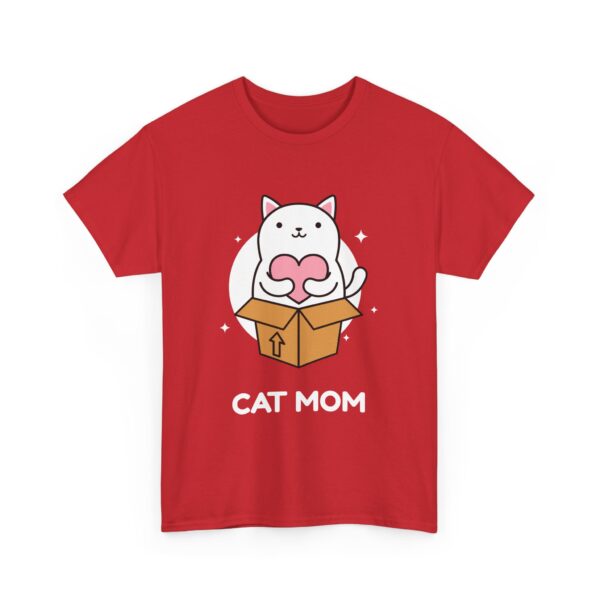 Cat Mom Cotton Tee – Design for Pet Lovers - Image 5