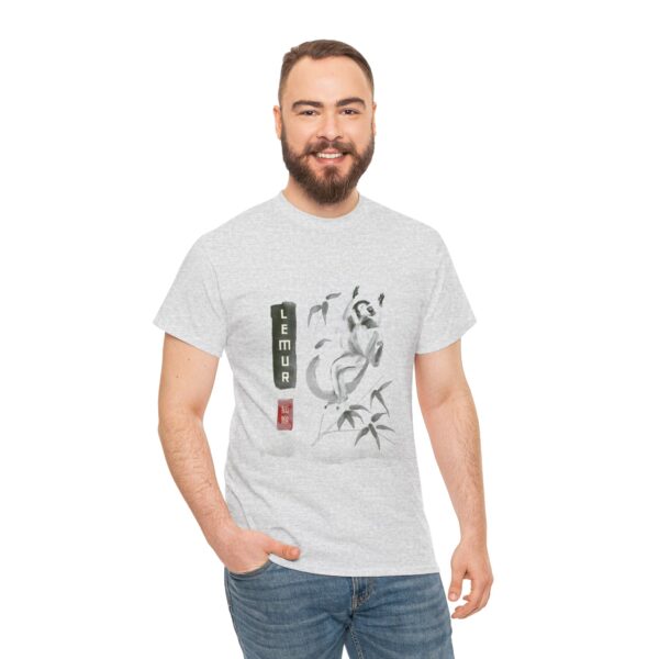 Lemur Graphic Unisex Cotton T-Shirt - Image 3