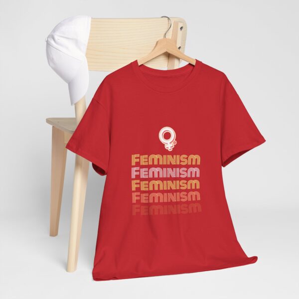 Feminism Statement Heavy Cotton T-Shirt - Image 17