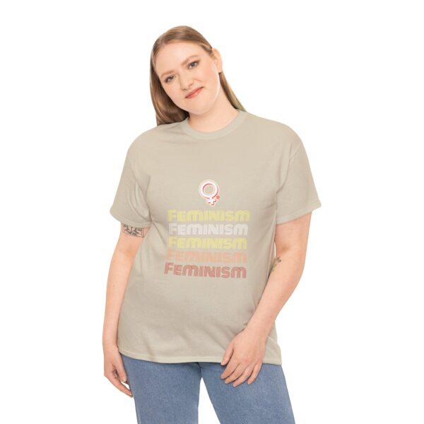 Feminism Statement Heavy Cotton T-Shirt - Image 6
