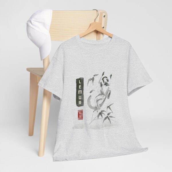Lemur Graphic Unisex Cotton T-Shirt - Image 2