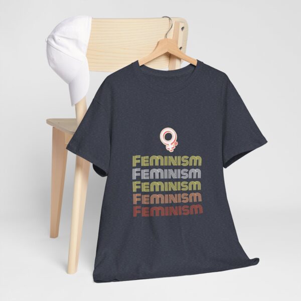 Feminism Statement Heavy Cotton T-Shirt - Image 2