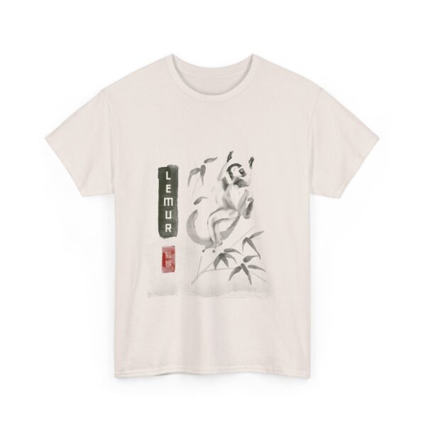 Lemur Graphic Unisex Cotton T-Shirt - Image 7