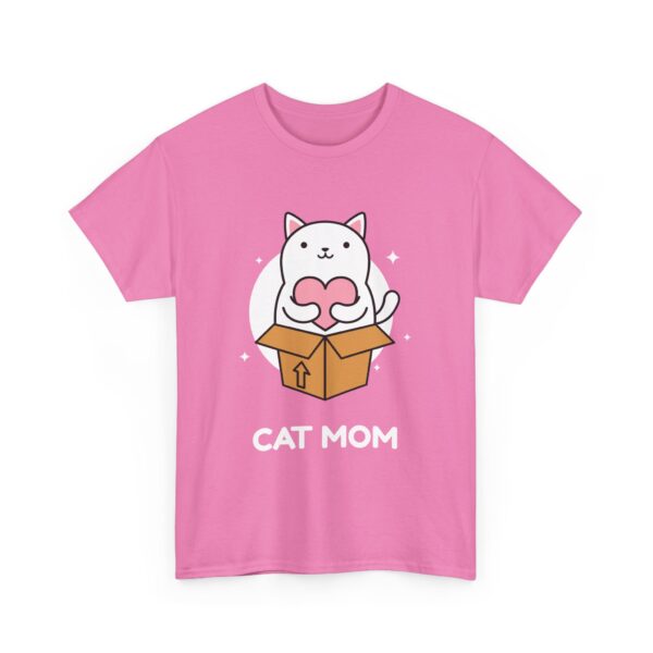 Cat Mom Cotton Tee – Design for Pet Lovers - Image 3