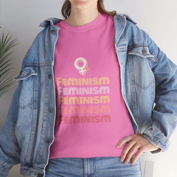 Feminism Statement Heavy Cotton T-Shirt - Image 15