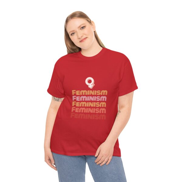 Feminism Statement Heavy Cotton T-Shirt - Image 18