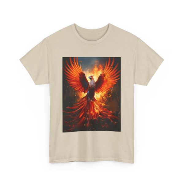 Phoenix Rising Unisex Cotton T-Shirt - Image 7