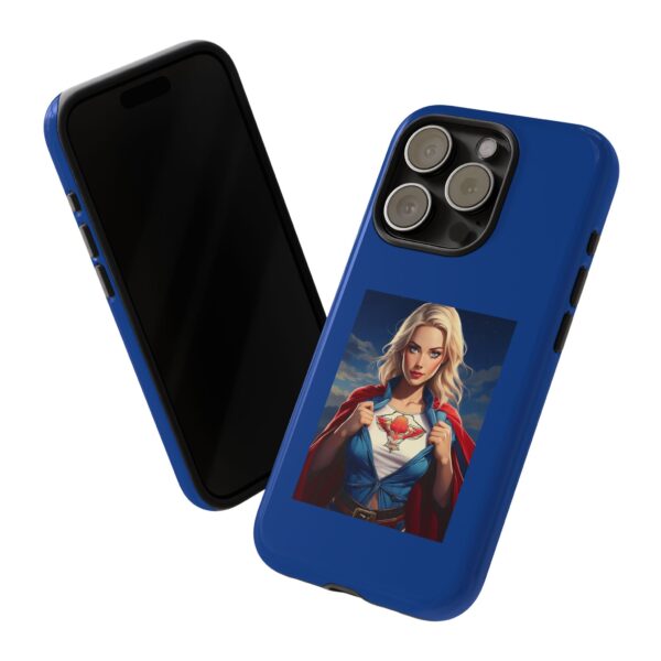 Bold Superhero Phone Case with Empowering Design - Image 92