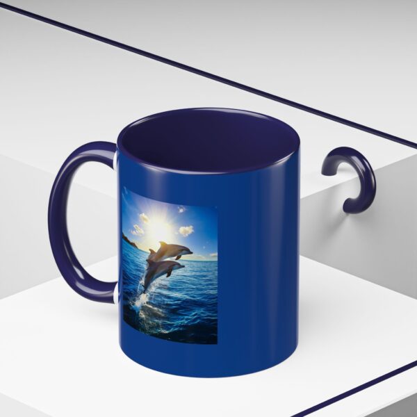 Serene Ocean Vibe Accent Coffee Mug - Image 6