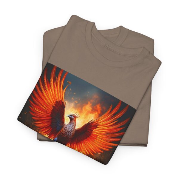 Phoenix Rising Unisex Cotton T-Shirt - Image 11