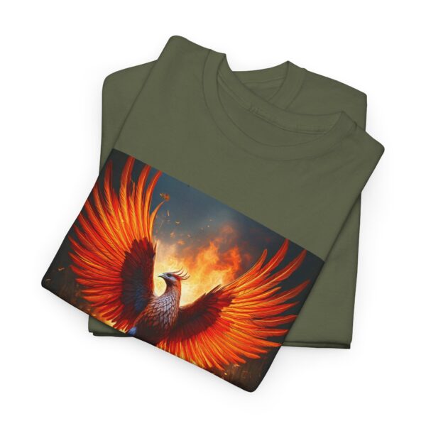 Phoenix Rising Unisex Cotton T-Shirt - Image 17