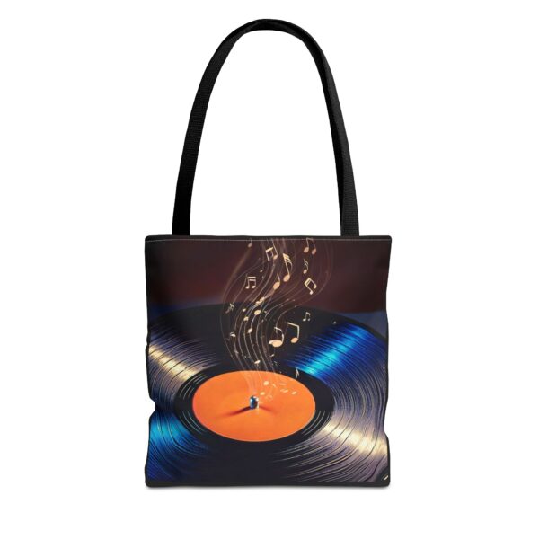 Musical Vinyl Record Tote Bag