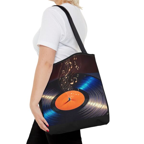 Musical Vinyl Record Tote Bag - Image 6