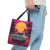 Vintage Car Sunset Tote Bag - Image 2