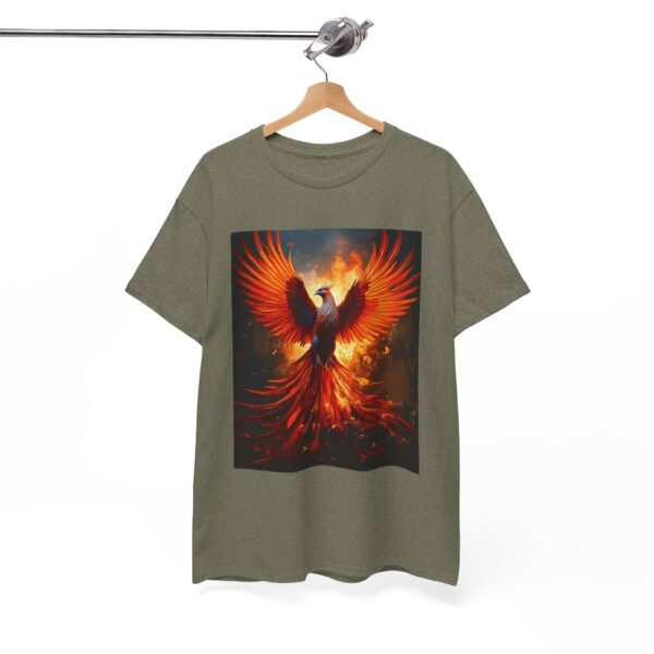 Phoenix Rising Unisex Cotton T-Shirt - Image 14
