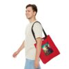 Heroic Cat Superhero Tote Bag - Image 5