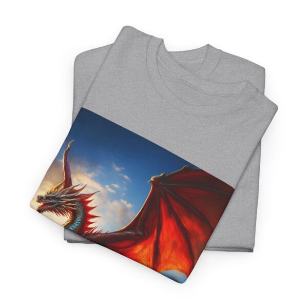 Epic Dragon Fantasy Unisex Cotton T-Shirt - Image 8