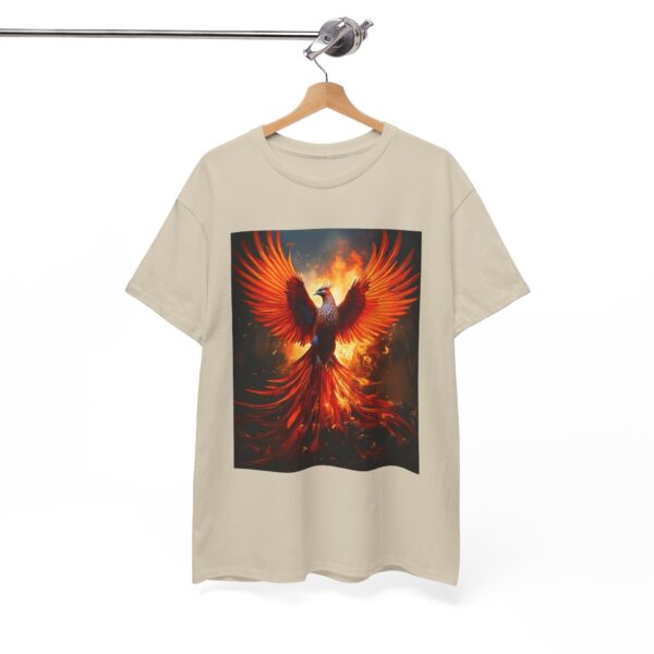 Phoenix Rising Unisex Cotton T-Shirt - Image 8