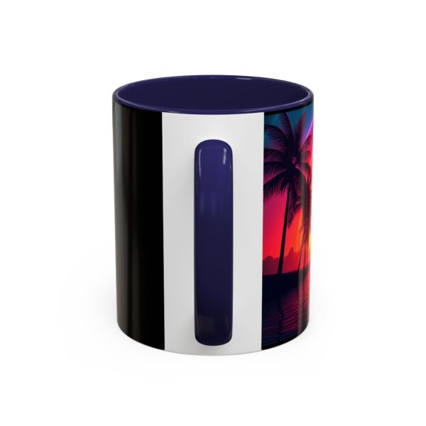 Tropical Sunset Accent Coffee Mug - Image 6
