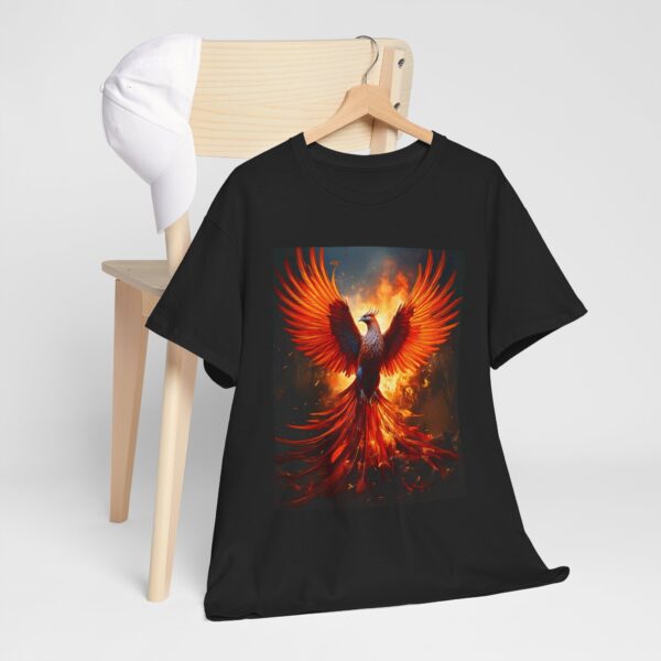 Phoenix Rising Unisex Cotton T-Shirt - Image 5