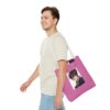 Personalized Pink Tote Bag with Character Design - Image 14