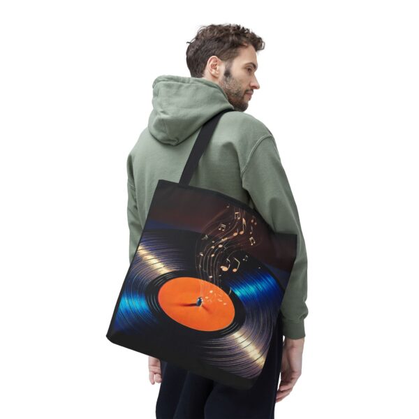 Musical Vinyl Record Tote Bag - Image 9