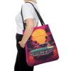 Vintage Car Sunset Tote Bag - Image 9