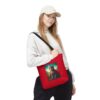 Heroic Cat Superhero Tote Bag - Image 3