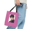 Personalized Pink Tote Bag with Character Design - Image 5