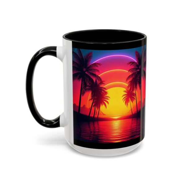Tropical Sunset Accent Coffee Mug - Image 8