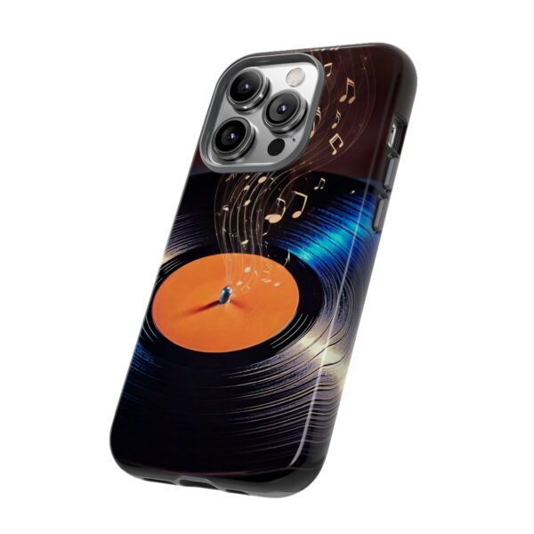 Vinyl Record Phone Case with Musical Notes - Image 56