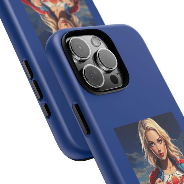 Bold Superhero Phone Case with Empowering Design - Image 2