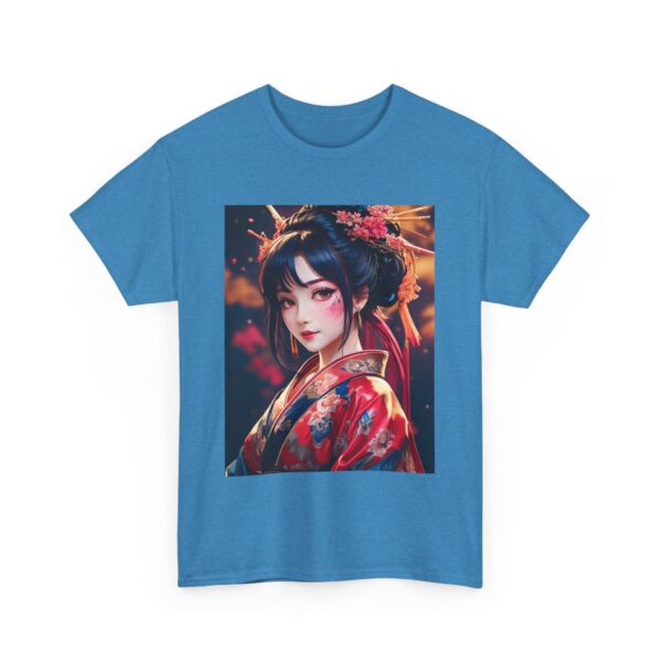 Elegant Geisha Unisex Cotton T-Shirt - Image 16
