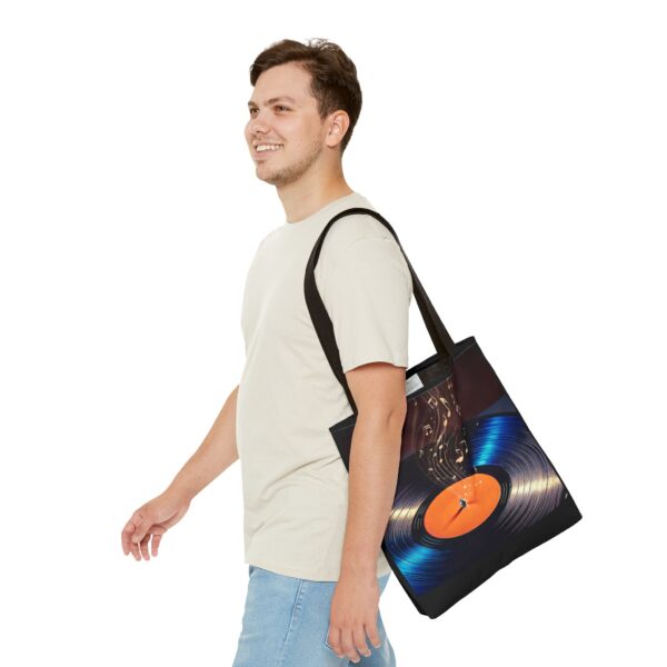 Musical Vinyl Record Tote Bag - Image 5