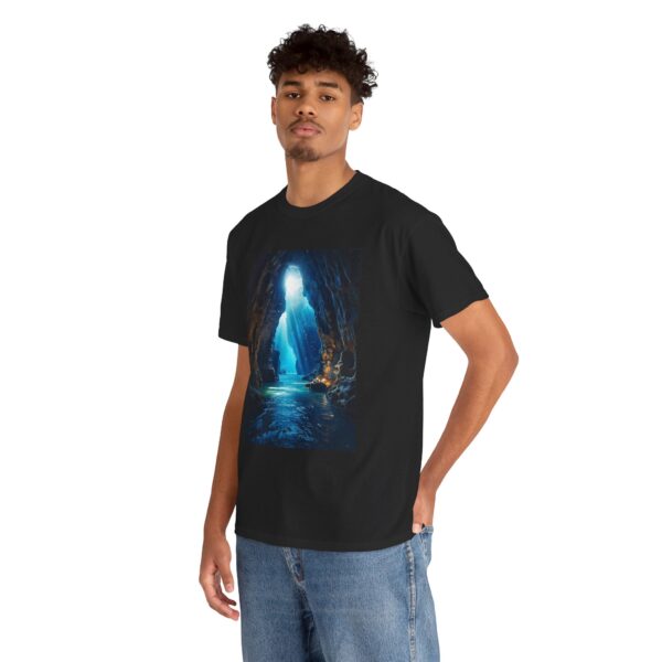 Ocean Cave Adventure Unisex Cotton T-Shirt - Image 3