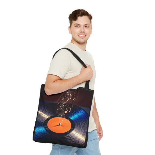 Musical Vinyl Record Tote Bag - Image 8
