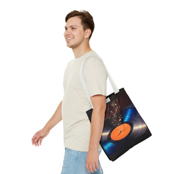 Musical Vinyl Record Tote Bag - Image 14