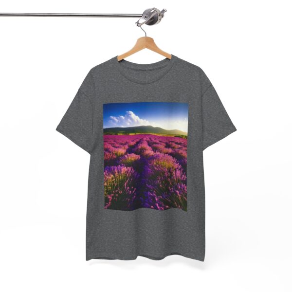 Lavender Fields Unisex Cotton T-Shirt - Image 8