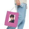 Personalized Pink Tote Bag with Character Design - Image 2
