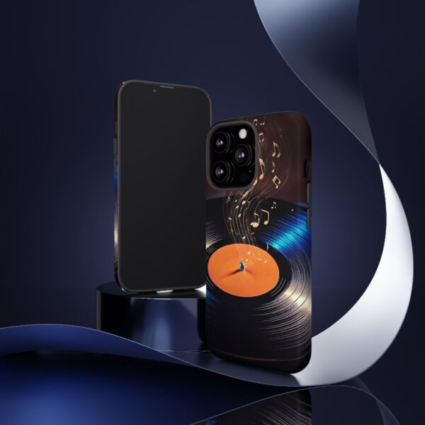 Vinyl Record Phone Case with Musical Notes - Image 42
