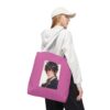 Personalized Pink Tote Bag with Character Design - Image 18