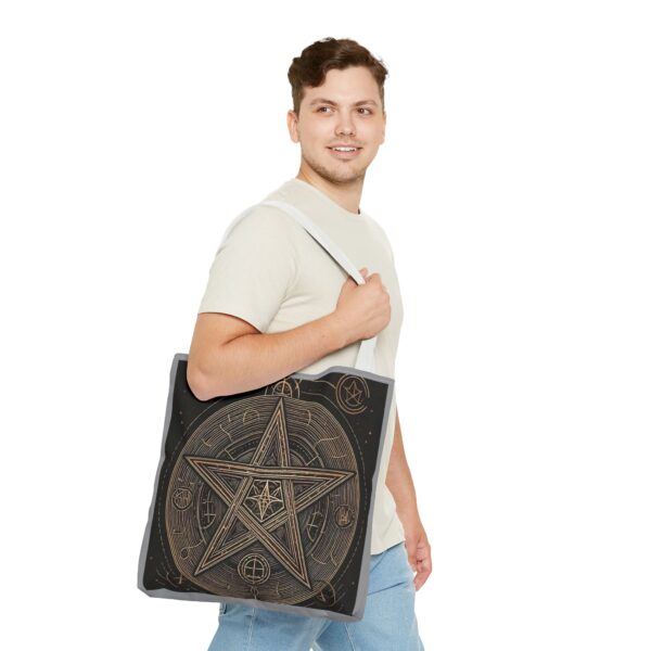 Mystical Pentacle Tote Bag - Image 17