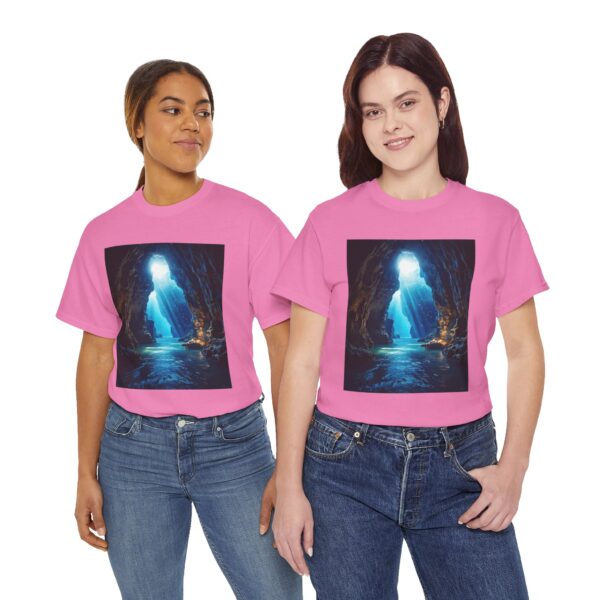 Ocean Cave Adventure Unisex Cotton T-Shirt - Image 18