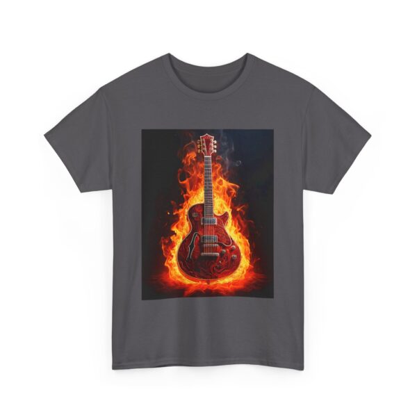 Fire Guitar Unisex Cotton T-Shirt