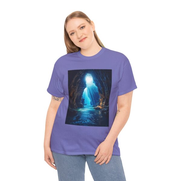 Ocean Cave Adventure Unisex Cotton T-Shirt - Image 15