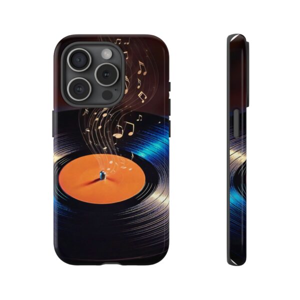 Vinyl Record Phone Case with Musical Notes - Image 91