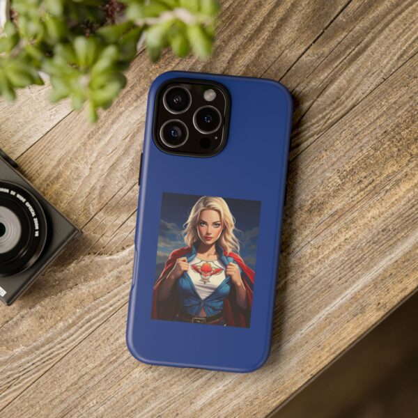 Bold Superhero Phone Case with Empowering Design - Image 4