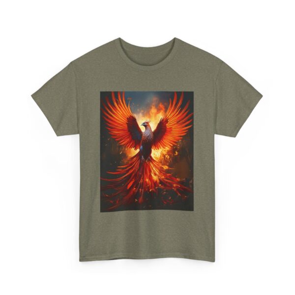 Phoenix Rising Unisex Cotton T-Shirt - Image 13